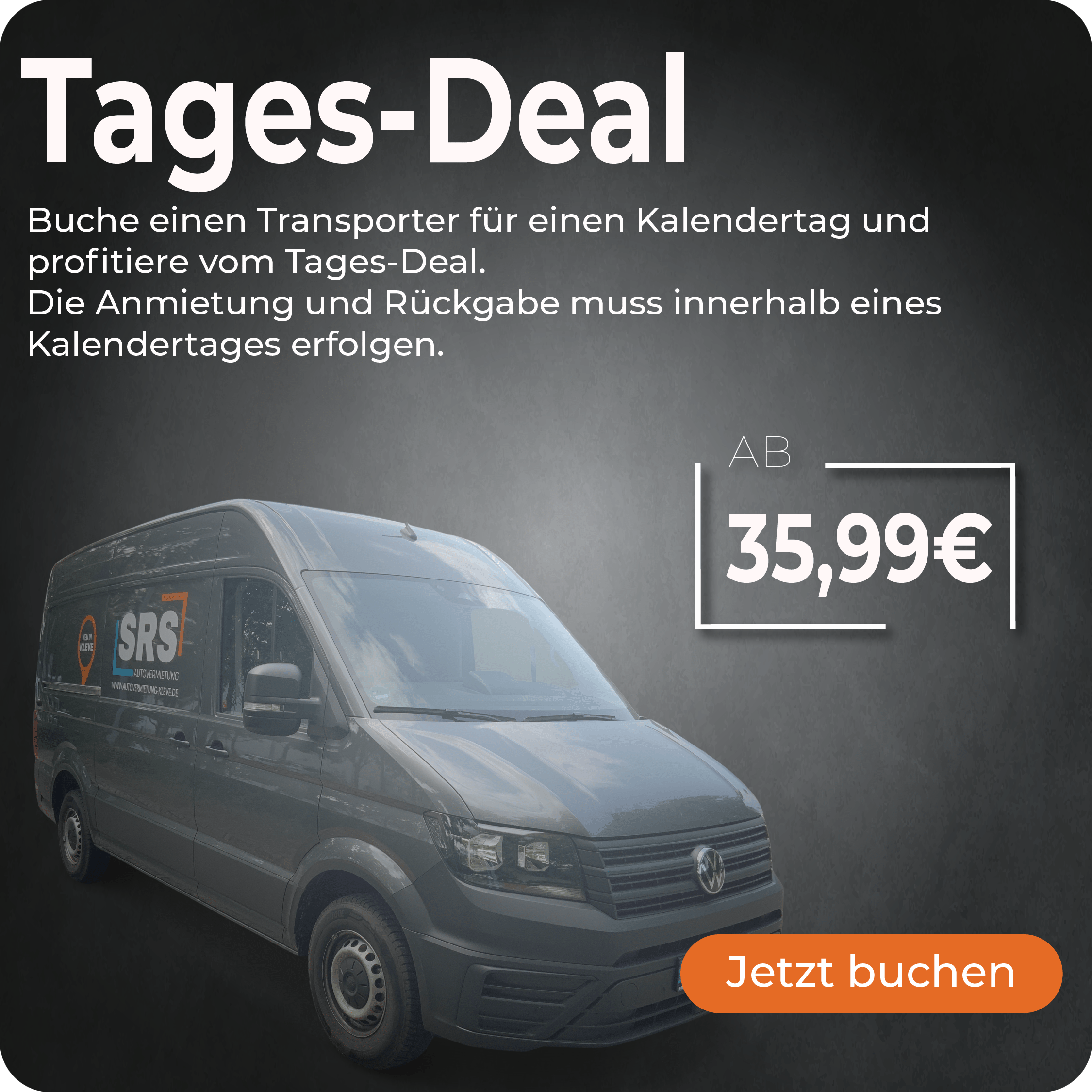 SRS Autovermietung Tages Deal